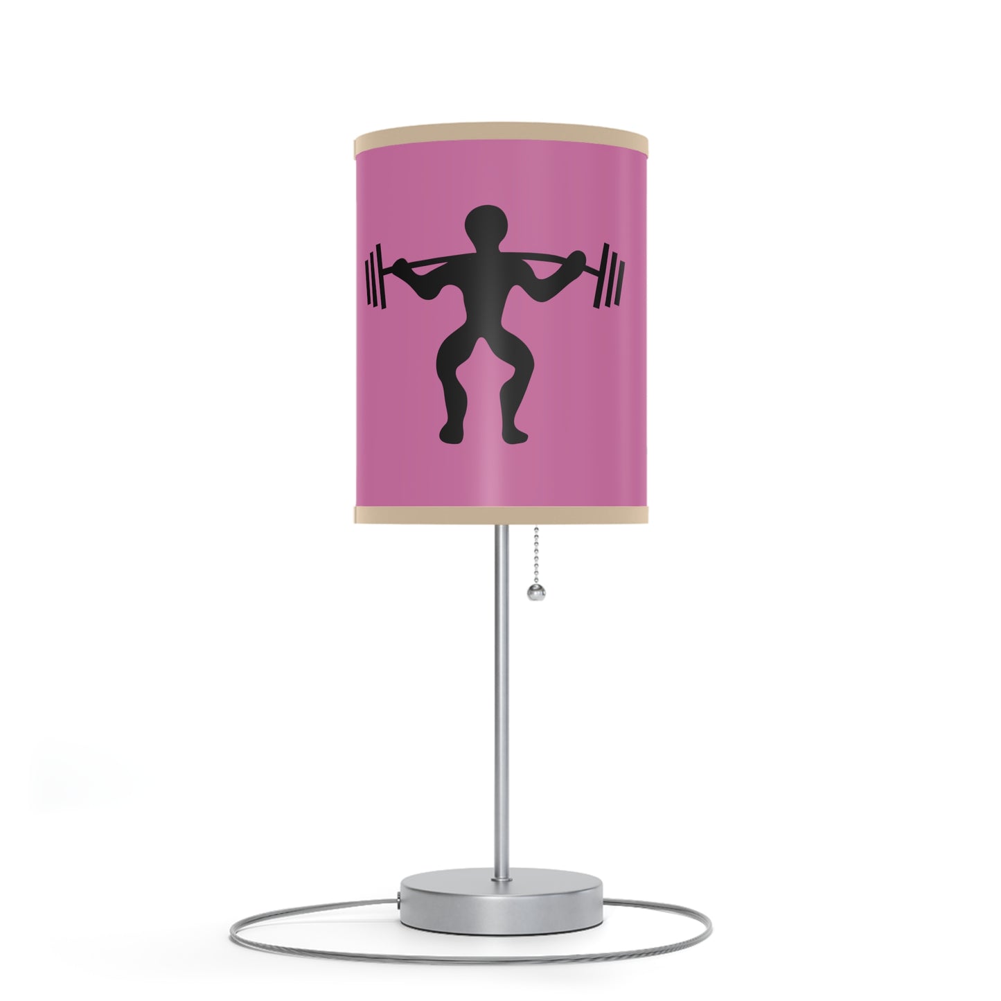 Lamp on a Stand, US|CA plug: Weightlifting Lite Pink 