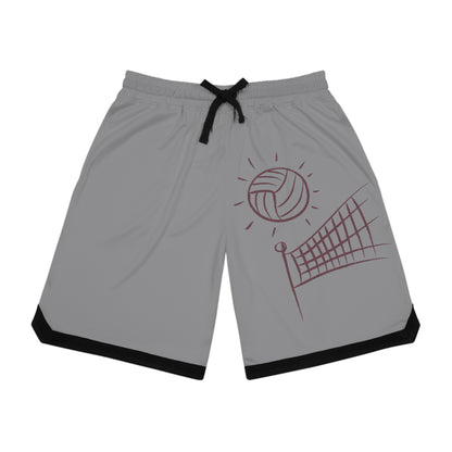 Basketball Rib Shorts: Volleyball Grey