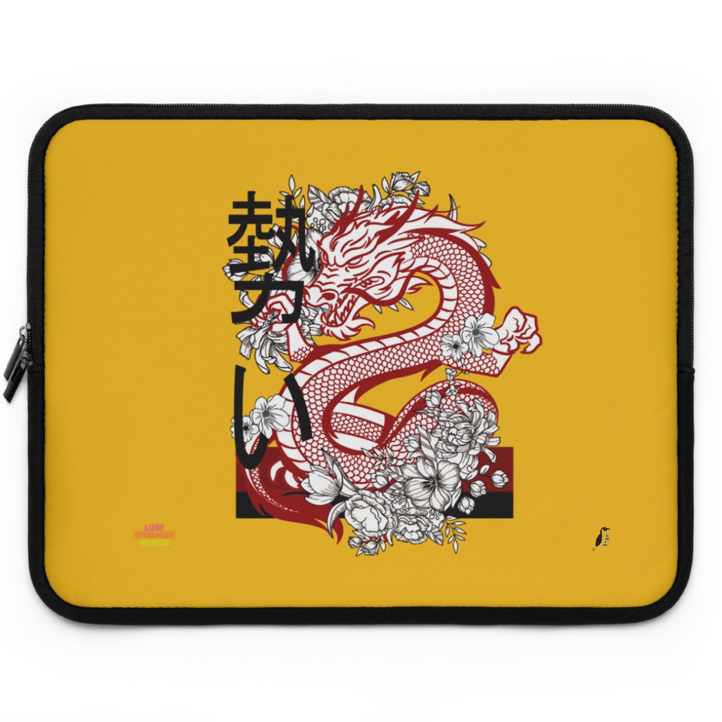 Laptop Sleeve: Dragons Yellow