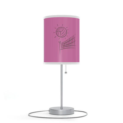 Lamp on a Stand, US|CA plug: Volleyball Lite Pink