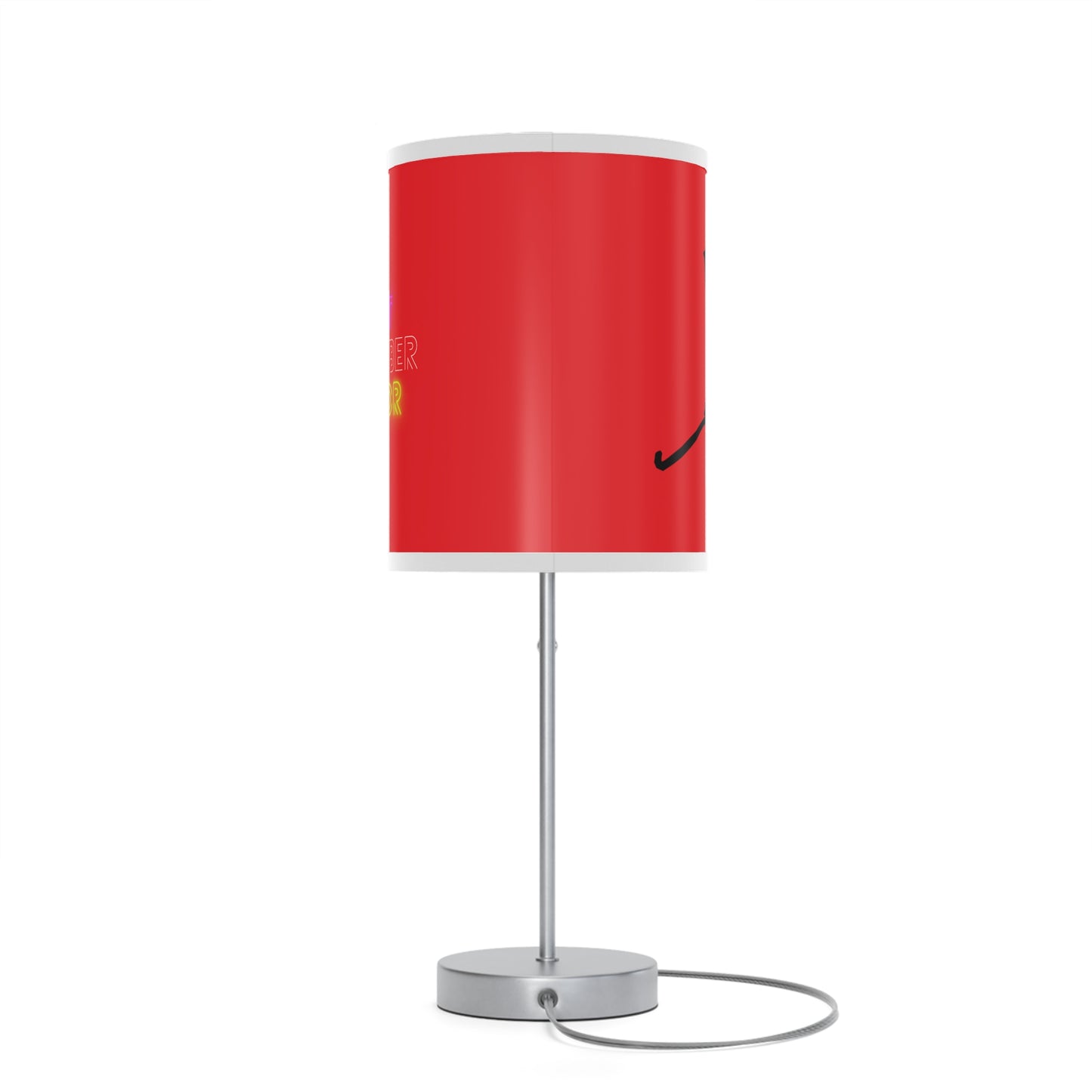 Lamp on a Stand, US|CA plug: Hockey Red