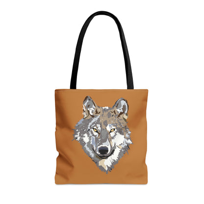 Tote Bag: Wolves Lite Brown