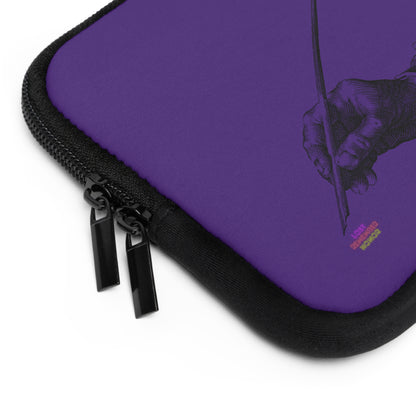 Laptop Sleeve: Writing Purple