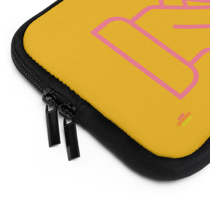 Laptop Sleeve: Fight Cancer Yellow