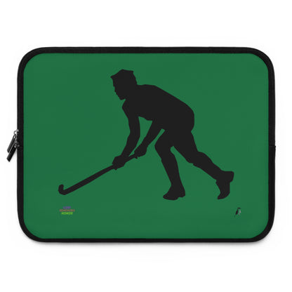 Laptop Sleeve: Hockey Dark Green