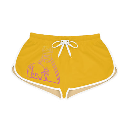 Women's Relaxed Shorts: Bowling Yellow