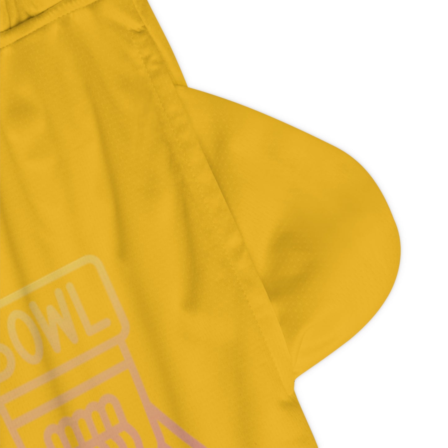 Basketball Rib Shorts: Bowling Yellow