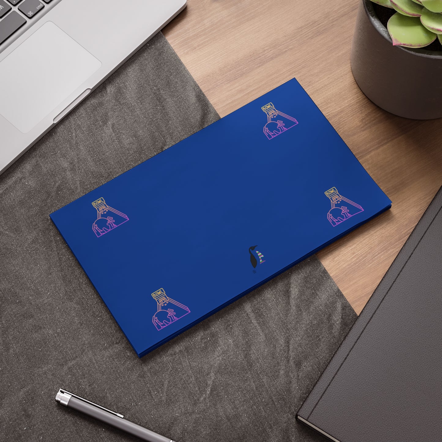 Post-it® Note Pads: Bowling Dark Blue