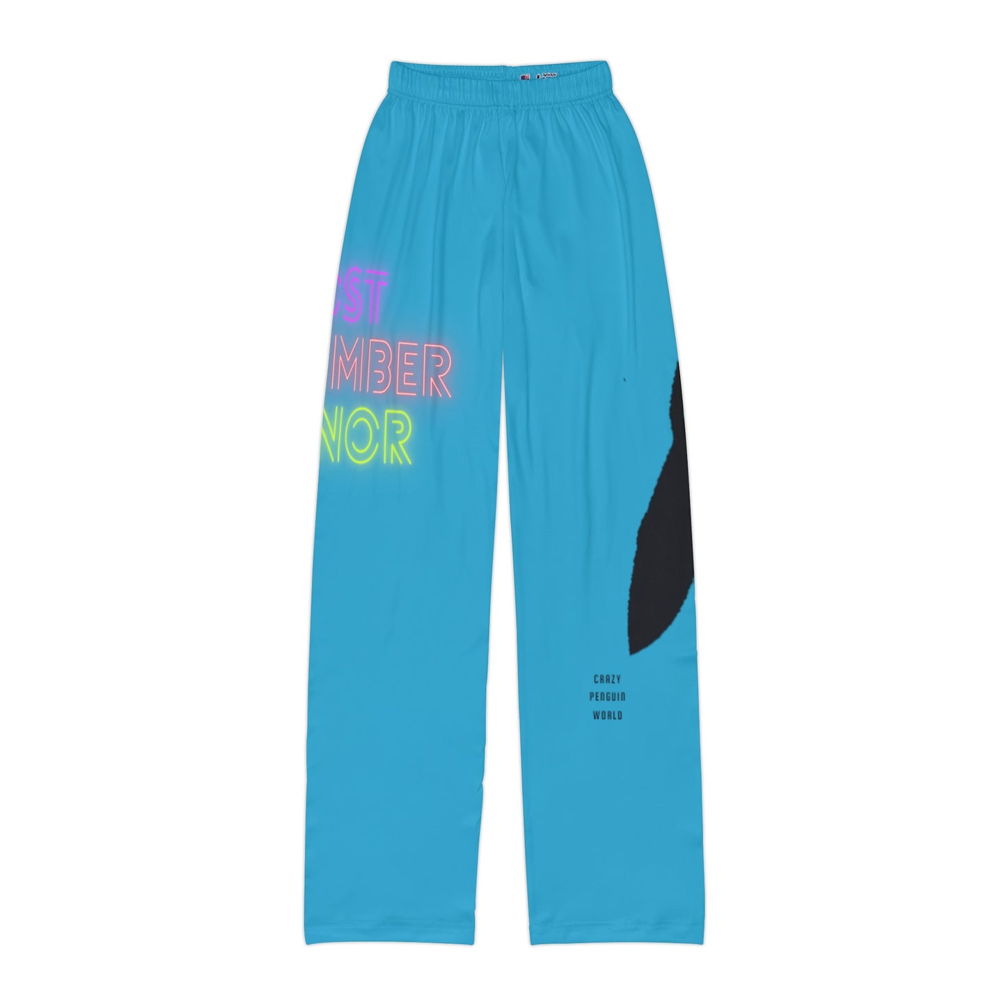 Kids Pajama Pants: Lost Remember Honor Turquoise 