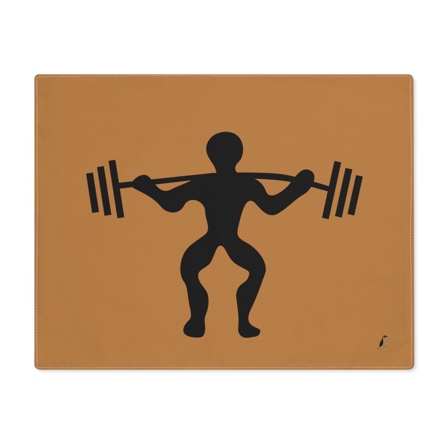 Placemat, 1pc: Weightlifting Lite Brown