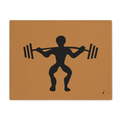 Placemat, 1pc: Weightlifting Lite Brown