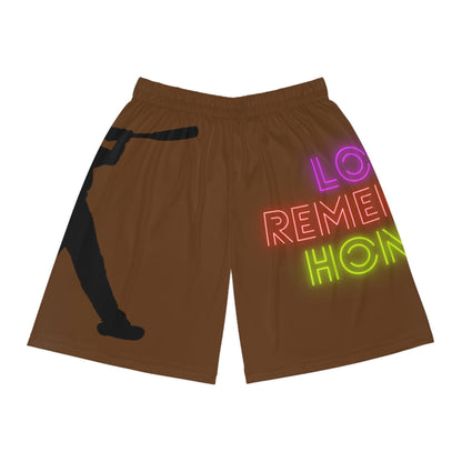 Mga Short sa Basketbol: Baseball Brown 