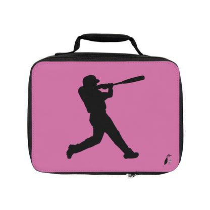 Lunch Bag: Baseball Lite Pink