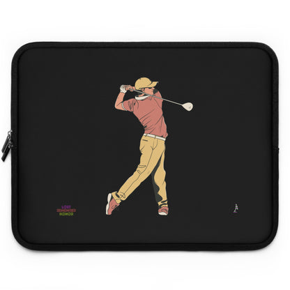 Laptop Sleeve: Golf Black