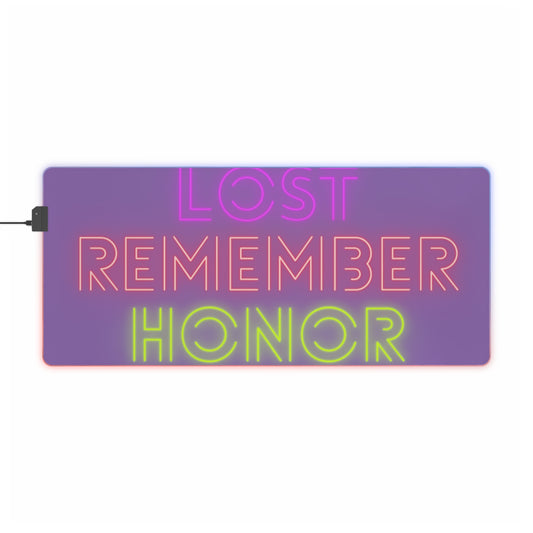 LED Gaming Mouse Pad: Lost Remember Honor Lite Purple