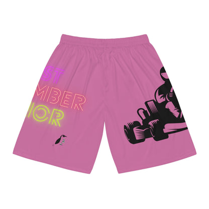 Basketball Shorts: Racing Lite Pink