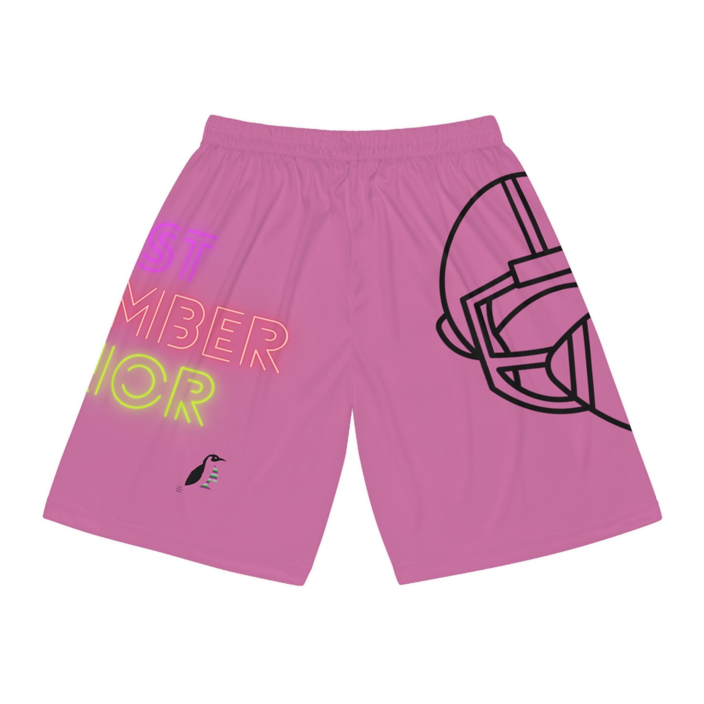 Basketball Shorts: Football Lite Pink