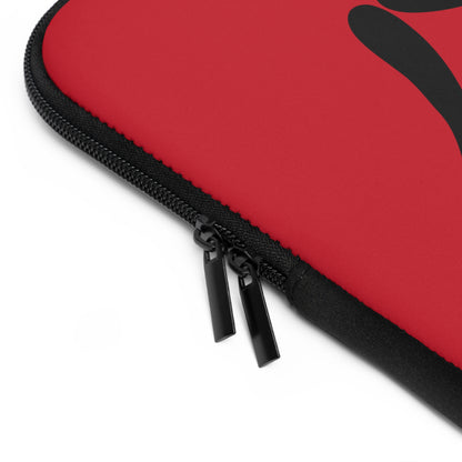 Laptop Sleeve: Wrestling Dark Red