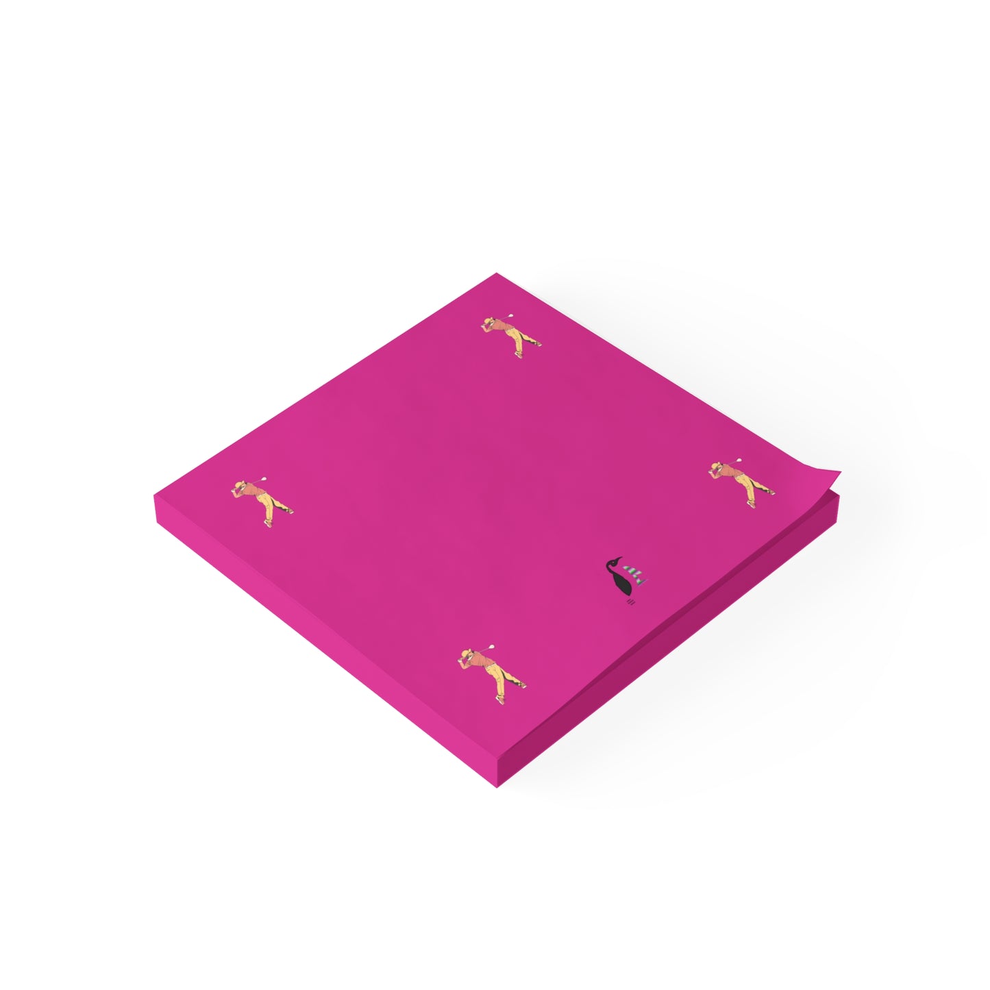 Post-it® Note Pads: Golf Pink