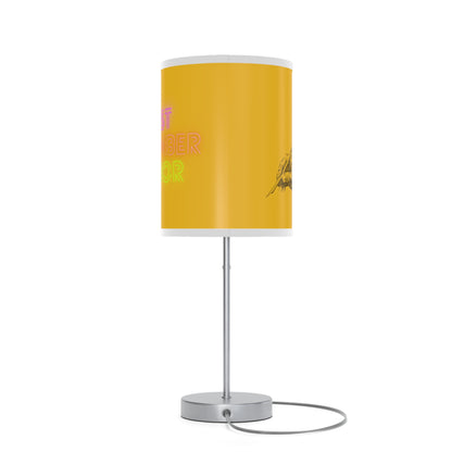 Lamp on a Stand, US|CA plug: Writing Yellow