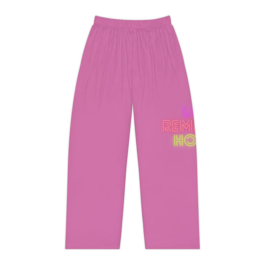 Women's Pajama Pants: Lost Remember Honor Lite Pink