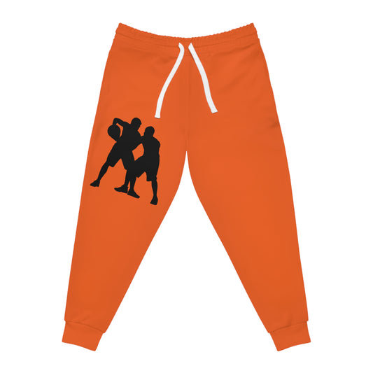 Athletic Joggers: Basketball Orange