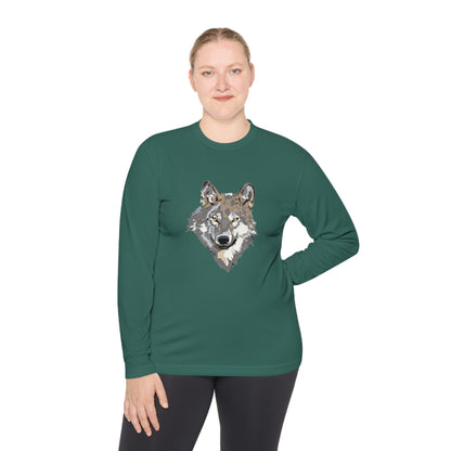 Lightweight Long Sleeve Tee: Wolves #2