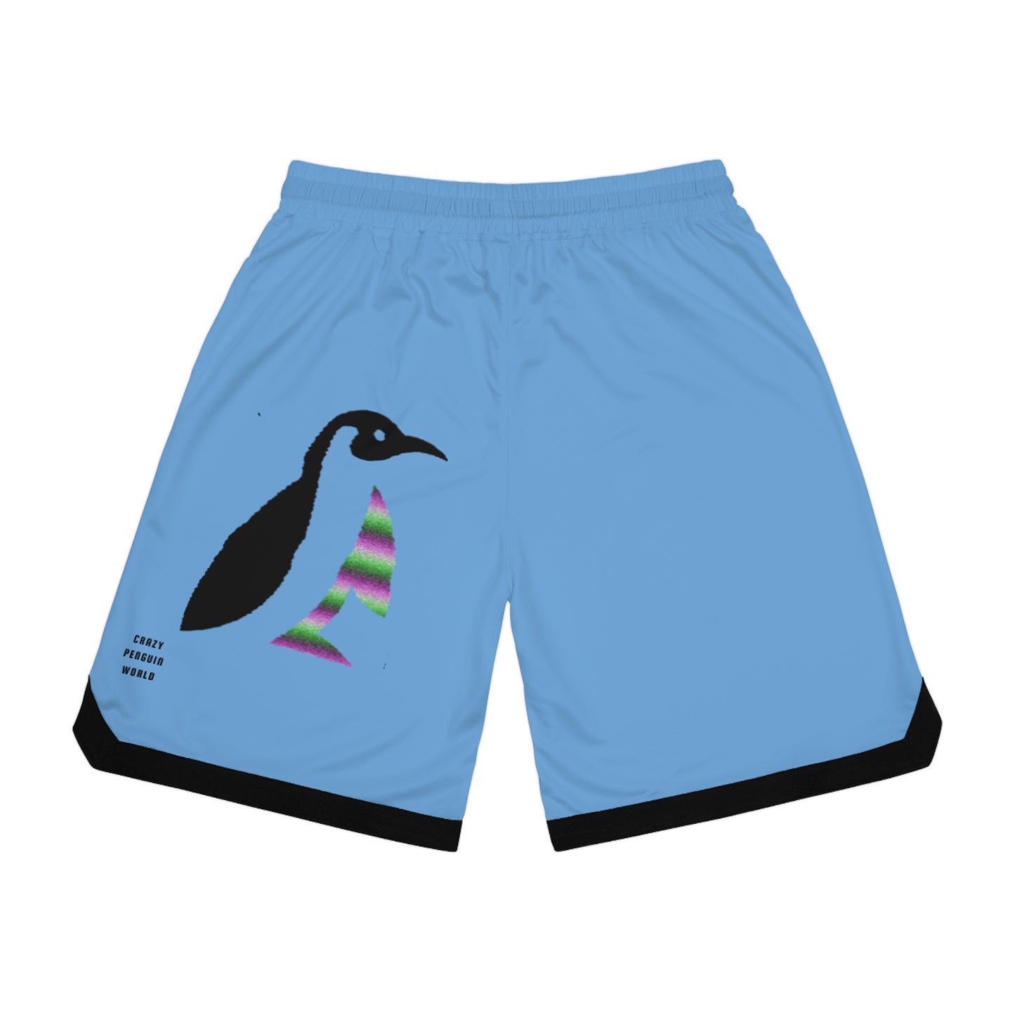 Basketball Rib Shorts: Lost Remember Honor Lite Blue