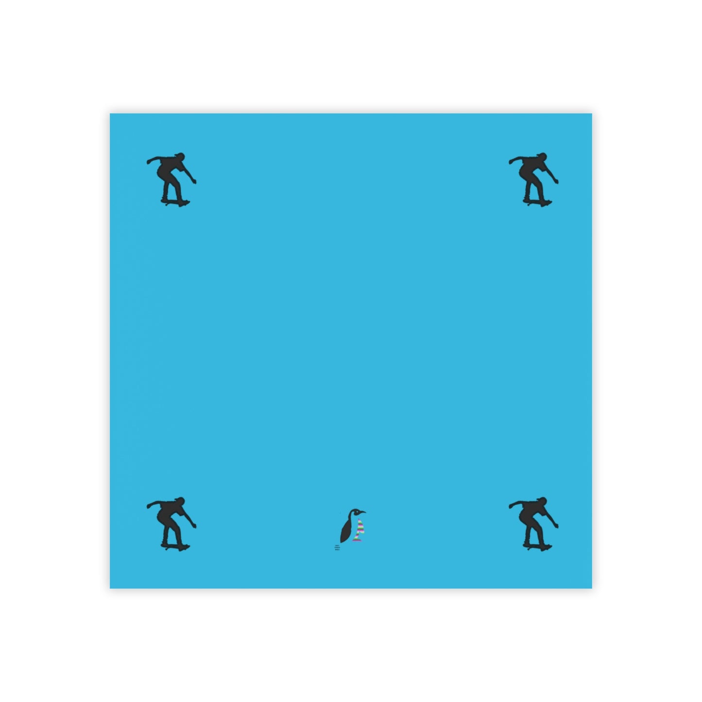 Post-it® Note Pads: Skateboarding Turquoise