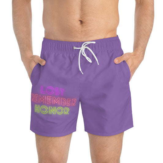 Swim Trunks: Lost Remember Honor Lite Purple