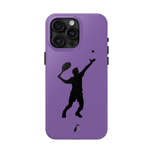 Tough Phone Cases (for iPhones): Tennis Lite Purple