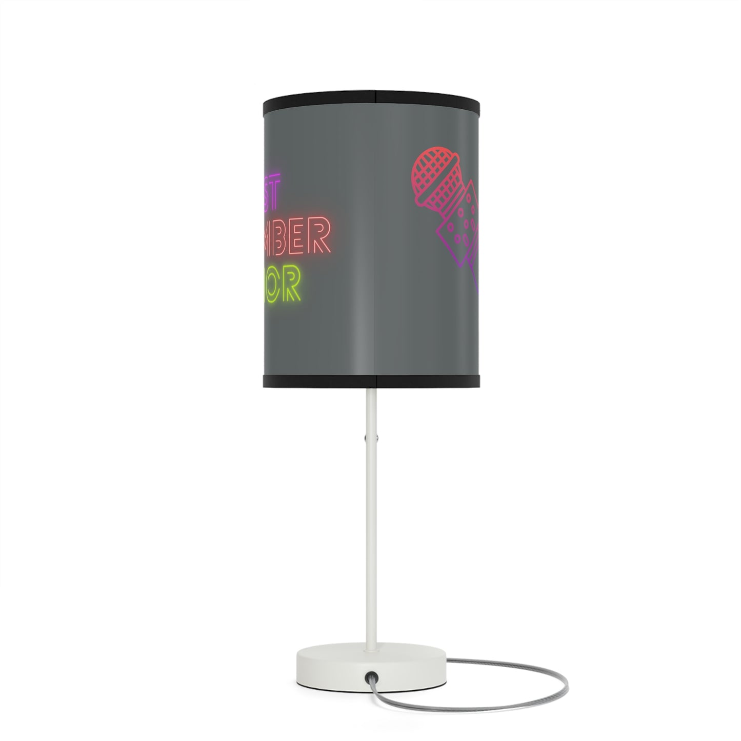 Lamp on a Stand, US|CA plug: Music Dark Grey 