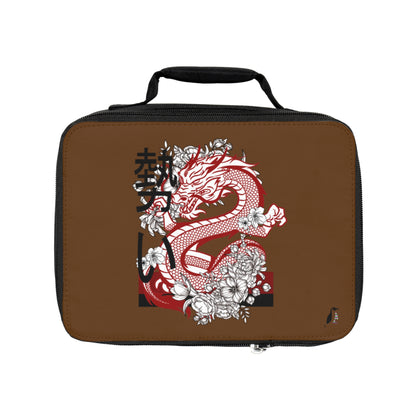 Lunch Bag: Dragons Brown