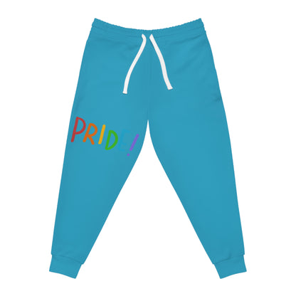 Athletic Joggers: LGBTQ Pride Turquoise