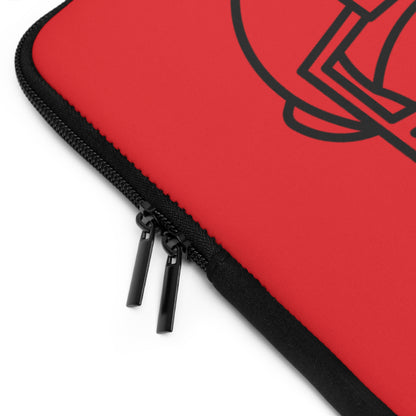 Laptop Sleeve: Football Red