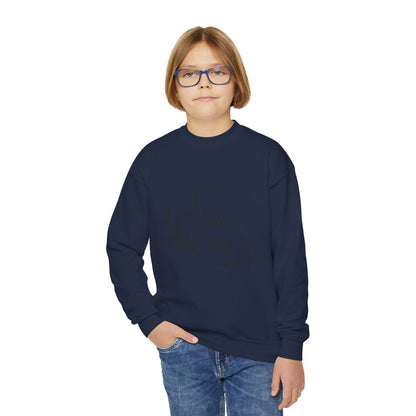 Youth Crewneck Sweatshirt: Football