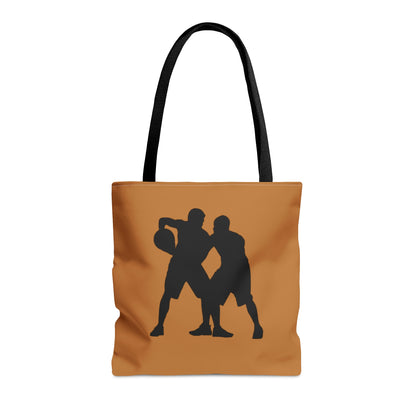 Tote Bag: Basketball Lite Brown