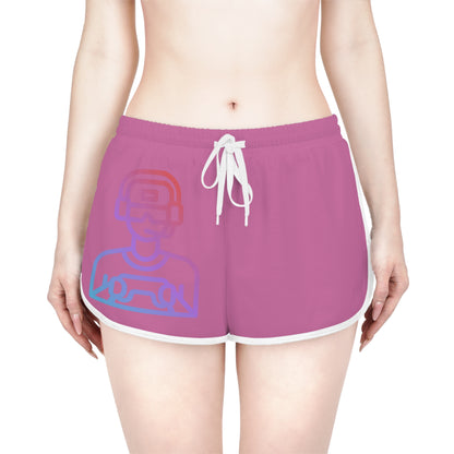 Women's Relaxed Shorts: Gaming Lite Pink