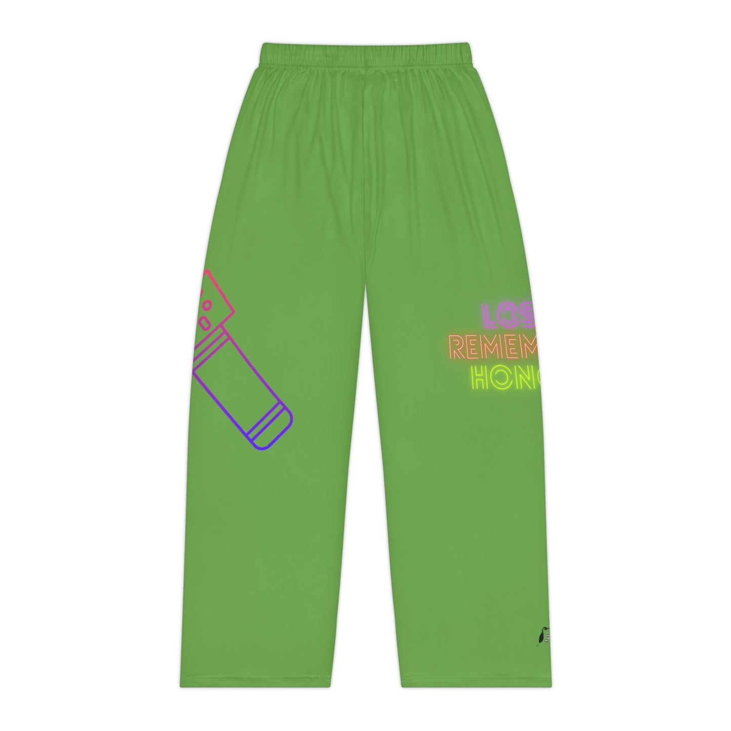 Women's Pajama Pants: Music Green