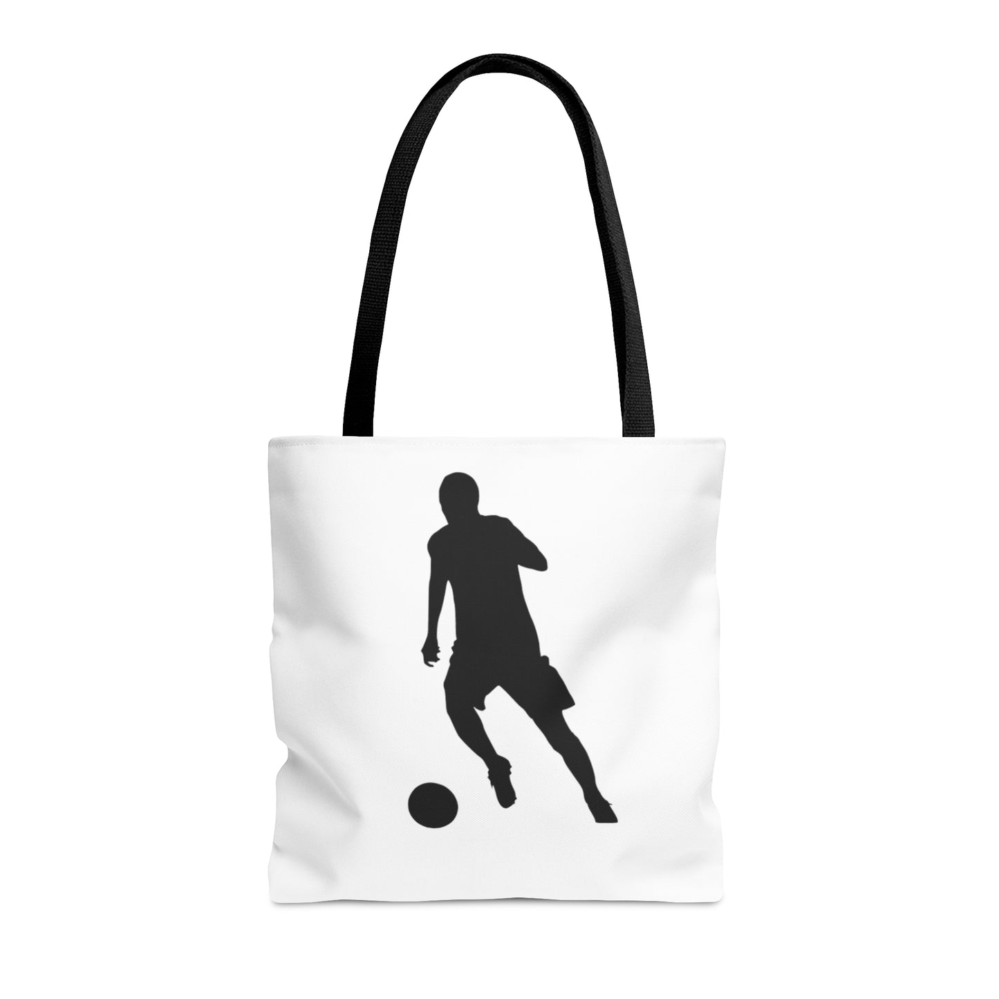 Tote Bag: Soccer White