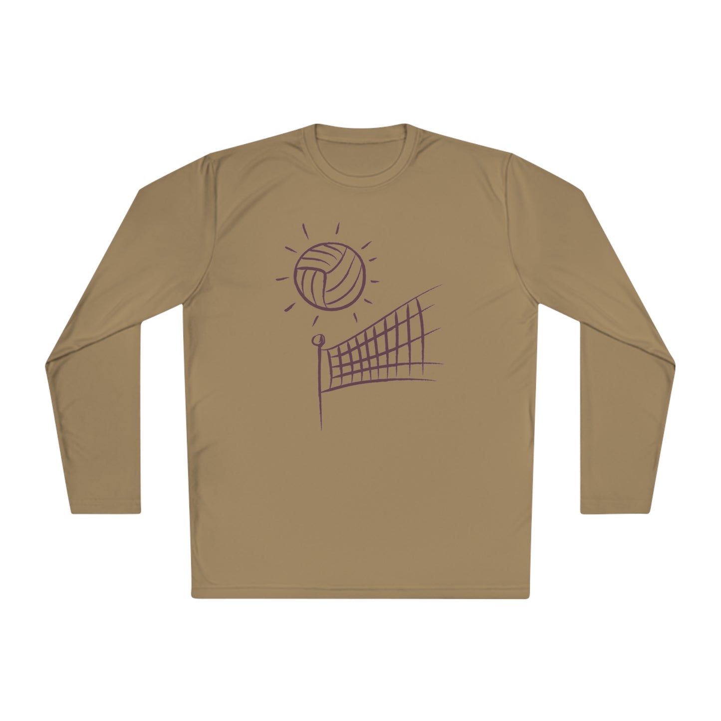 Lightweight Long Sleeve Tee: Volleyball #1