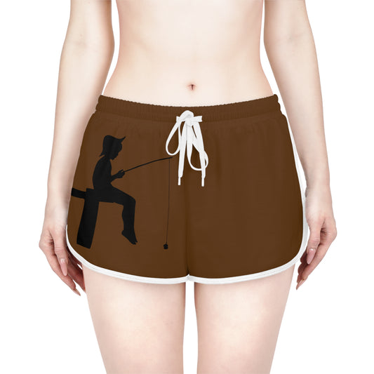 Women's Relaxed Shorts: Fishing Brown