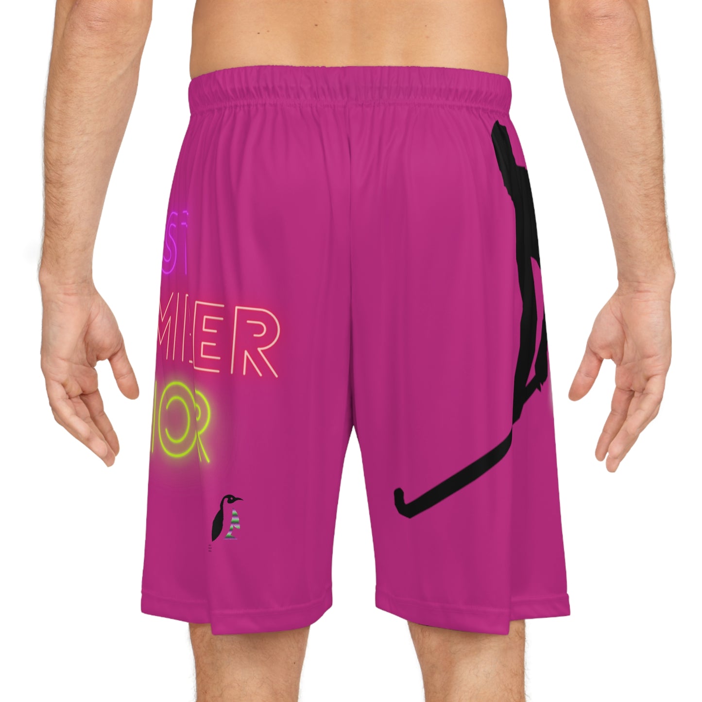 Basketball Shorts: Hockey Pink