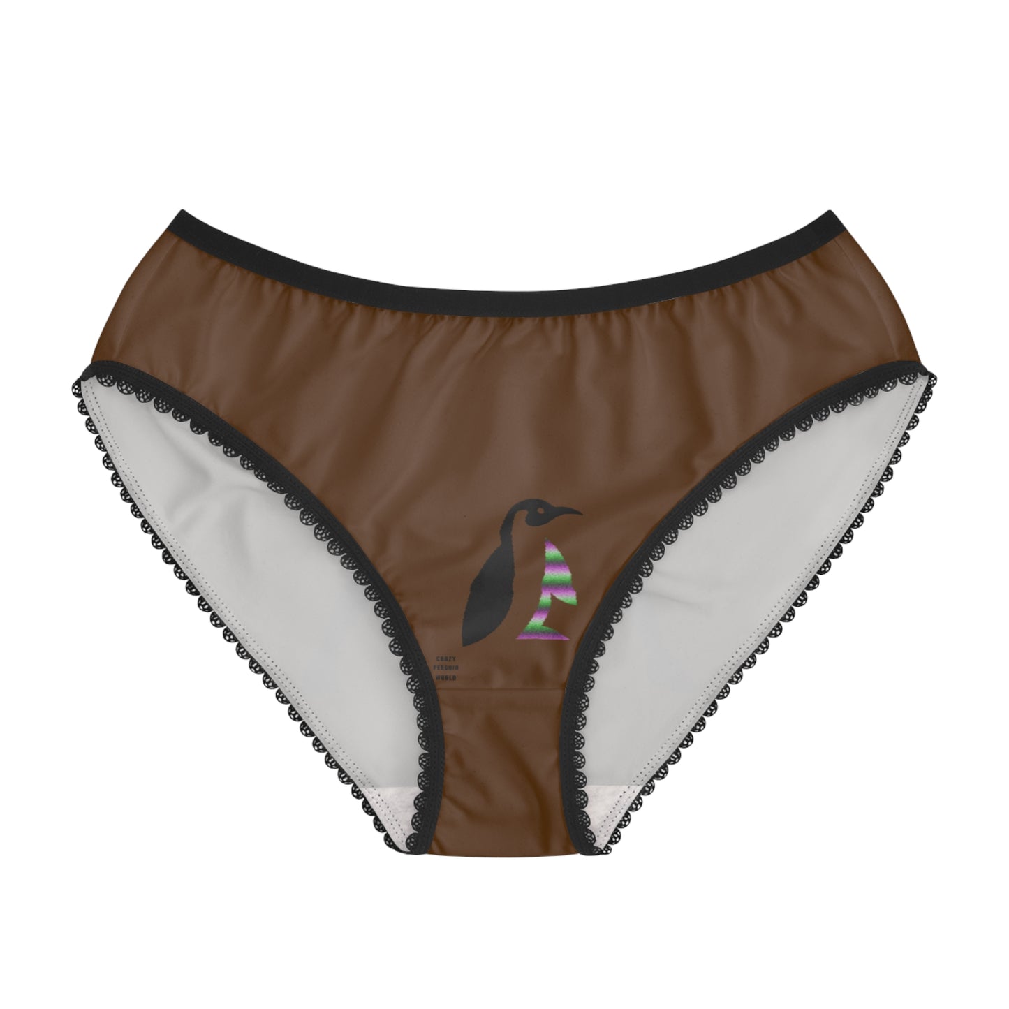 Women's Briefs: Basketball Brown