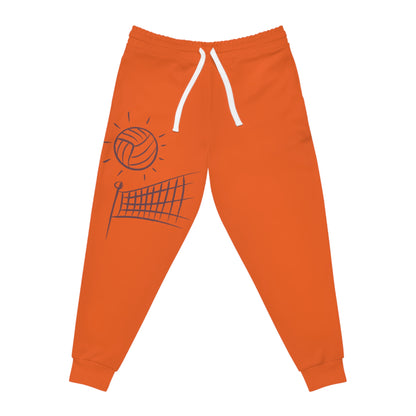 Athletic Joggers: Volleyball Orange