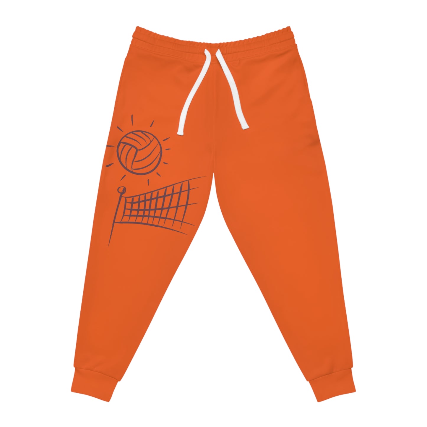 Athletic Joggers: Volleyball Orange