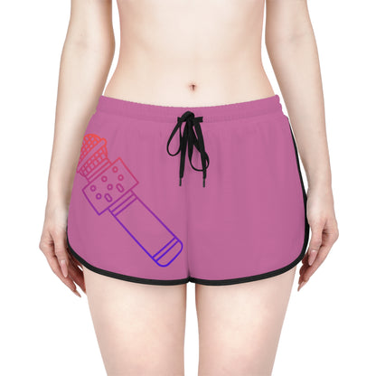 Women's Relaxed Shorts: Music Lite Pink