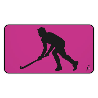 Desk Mat: Hockey Pink