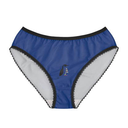 Women's Briefs: Music Dark Blue