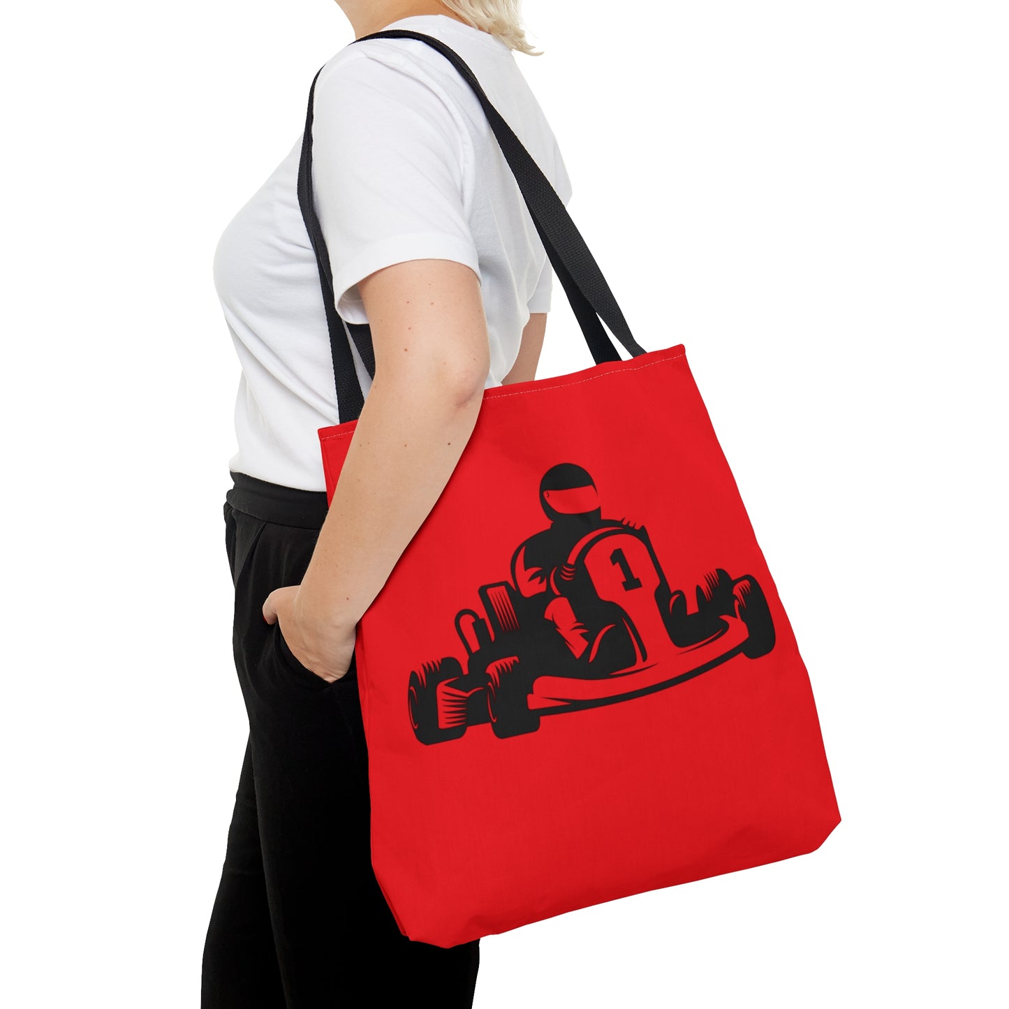 Tote Bag: Racing Red